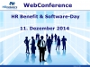 WebConference-Tag zum Thema „HR Software Day“ am 11. Dezember